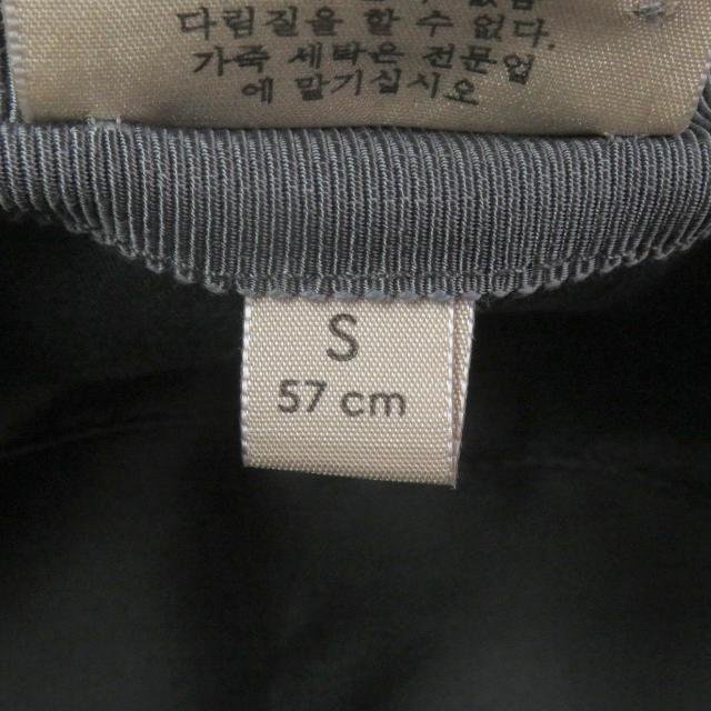 極美品□GUCCI グッチ 627115 Off The Grid GGロゴ総柄 レザーパイピング バケットハット 帽子 グレー S/57cm イタリア製 正規品 メンズ_6