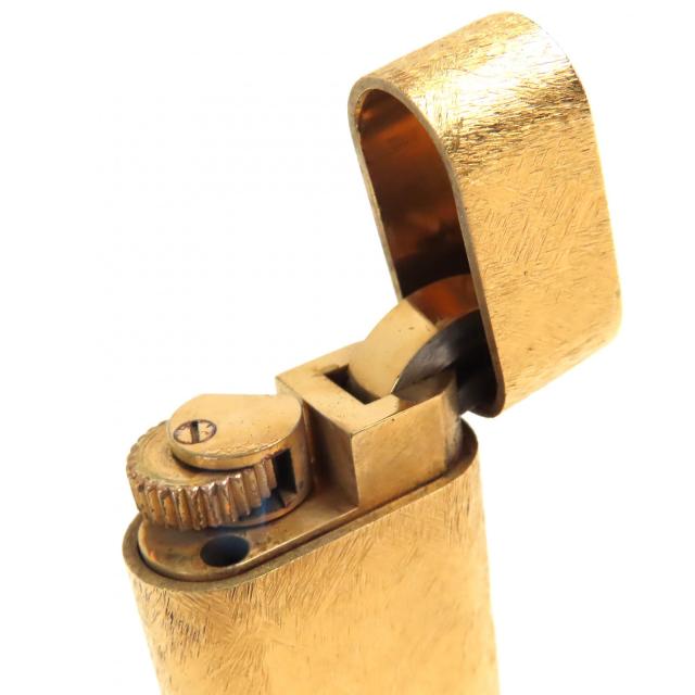 良品△Cartier カルティエ オーバル 総柄 ローラー式 ガスライター 喫煙グッズ ゴールド メンズ 着火確認済み_7
