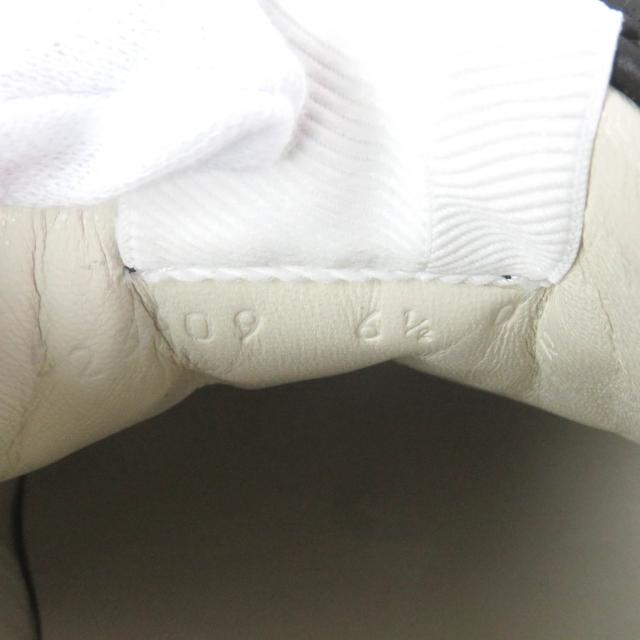 未使用品□GUCCI グッチ 523609 ライトン ロゴ入り レザー ローカットスニーカー ダッドシューズ ブラック 6.5 箱・保存袋付 イタリア製_8