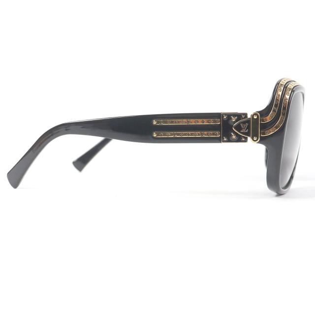 極美品□LOUIS VUITTON ルイヴィトン 2024年製 Z2516U サングラス・1.0 ミリオネア サングラス ノワール 63□16-140 伊製_4