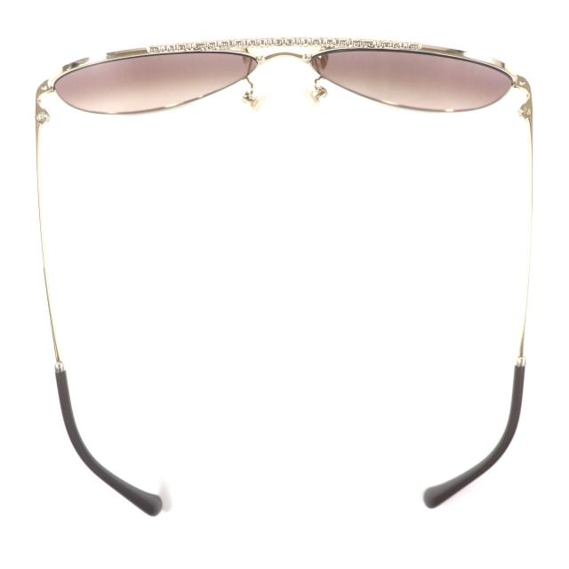 極美品▽CHANEL シャネル 4231 ツーブリッジ ティアドロップ ココ