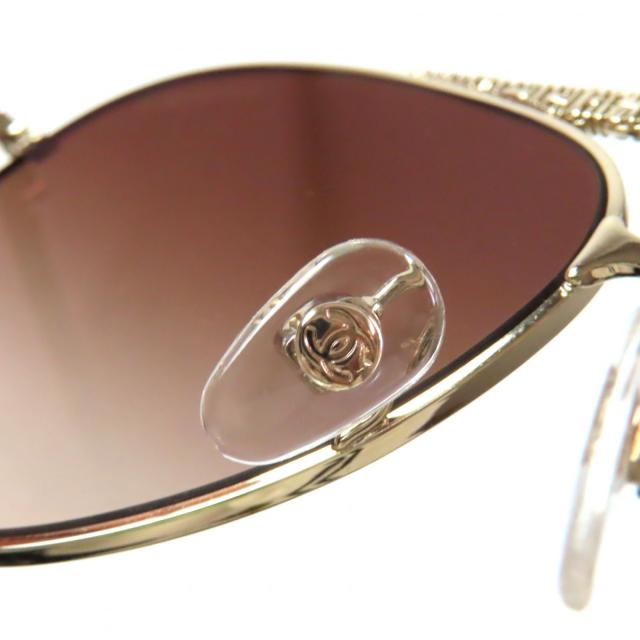 極美品▽CHANEL シャネル 4231 ツーブリッジ ティアドロップ ココ