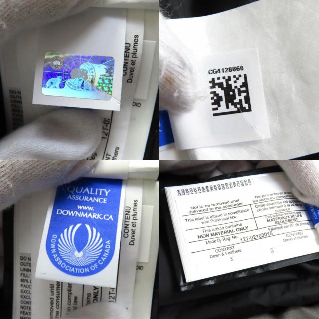 未使用品★CANADA GOOSE カナダグース 5806LP GABRIOLA PARKA カナダグースジャパン ロゴワッペン・フード付 カモフラ ダウンコート XS_8
