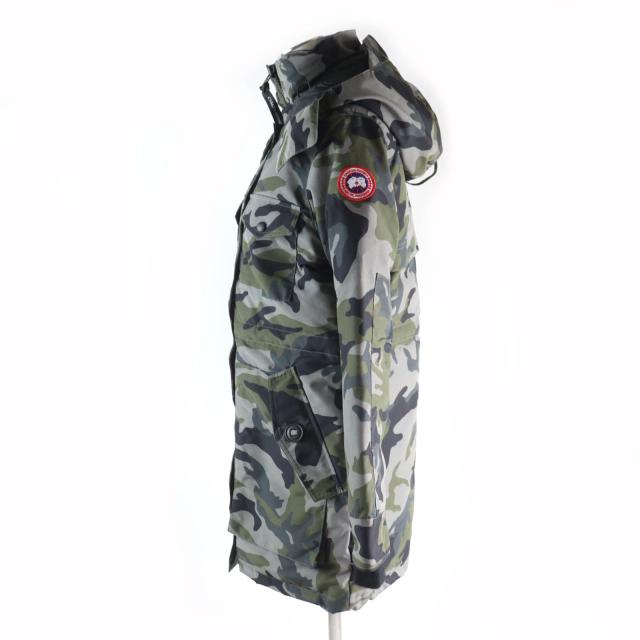未使用品★CANADA GOOSE カナダグース 5806LP GABRIOLA PARKA カナダグースジャパン ロゴワッペン・フード付 カモフラ ダウンコート XS_1