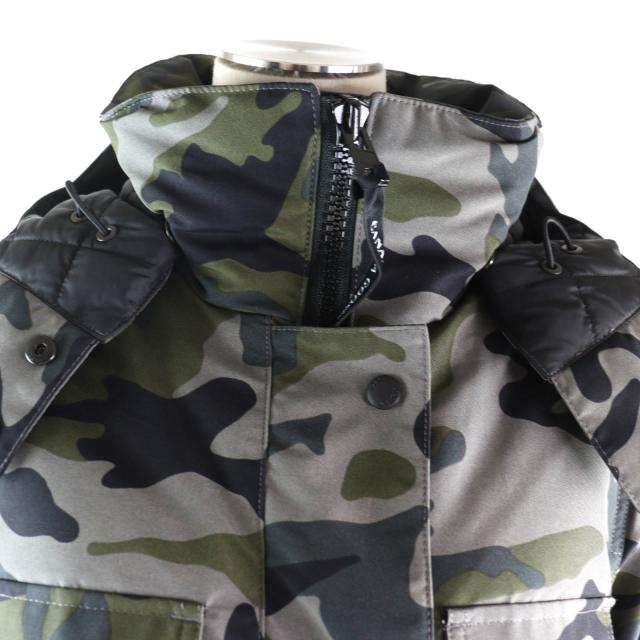 未使用品★CANADA GOOSE カナダグース 5806LP GABRIOLA PARKA カナダグースジャパン ロゴワッペン・フード付 カモフラ ダウンコート XS_3