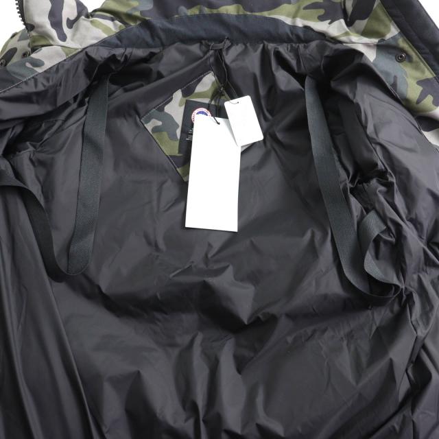 未使用品★CANADA GOOSE カナダグース 5806LP GABRIOLA PARKA カナダグースジャパン ロゴワッペン・フード付 カモフラ ダウンコート XS_5