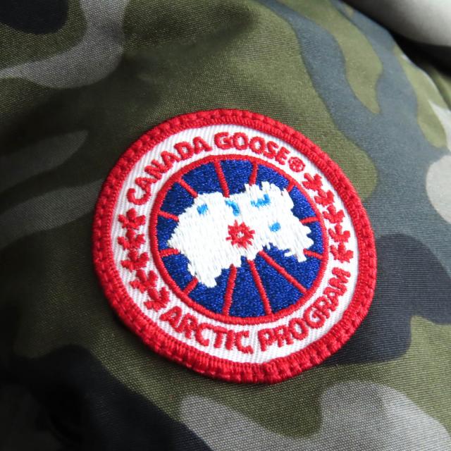 未使用品★CANADA GOOSE カナダグース 5806LP GABRIOLA PARKA カナダグースジャパン ロゴワッペン・フード付 カモフラ ダウンコート XS_6