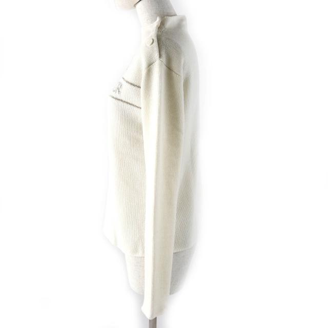 極美品△Christian Dior クリスチャンディオール 24AW 414S94AM064 カシミヤ97% スター シグネチャーロゴ ボトルネック ニット 40 正規品_1