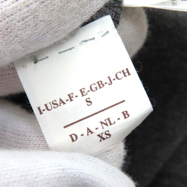 美品△Brunello Cucinelli ブルネロクチネリ シルクチュールカラー切替 ノースリーブカットソー ロングジレ ベスト グレー S 伊製 正規品_8