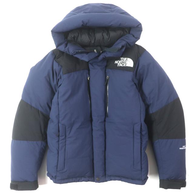 美品▼THE NORTH FACE ザ・ノースフェイス ND91840 Baltro Light Jacket フード付き ロゴ刺繍 ダウンジャケット XS 正規品 メンズ