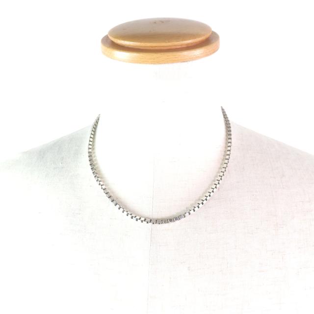 【美品】46cmTiffanyティファニー ベネチアン ネックレス SV925 美品】 正規品 ティファニー ベネチアン ネックレス シルバー