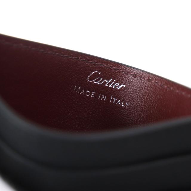 極美品▽Cartier カルティエ マストライン ロゴ刻印入り レザー