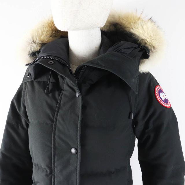 良品◎CANADA GOOSE カナダグース 2302JL MACKENZIE マッケンジーパーカ ファー・フード・ワッペン付 ダウンコート ブラック XS 正規品_1