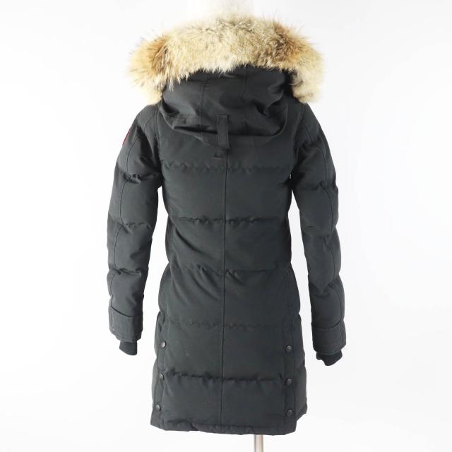 良品◎CANADA GOOSE カナダグース 2302JL MACKENZIE マッケンジーパーカ ファー・フード・ワッペン付 ダウンコート ブラック XS 正規品_3