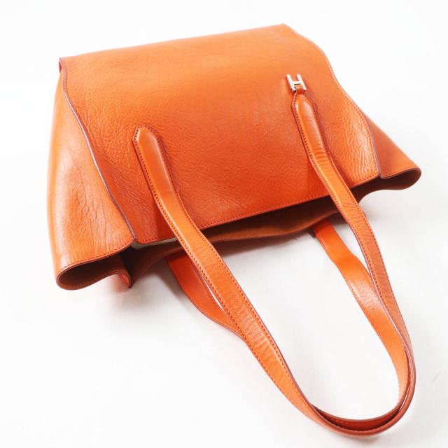 未使用品◎HIROFU ヒロフ 20919 ヌーボラ Hロゴ金具 レザー