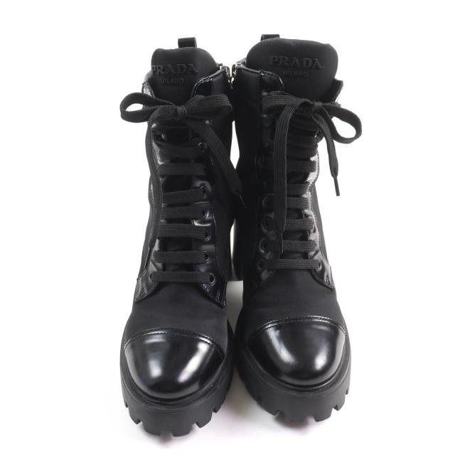PRADA プラダ レザーナイロン ブーツ サイズ39 PRADA プラダ レザーナイロン ブーツ サイズ39