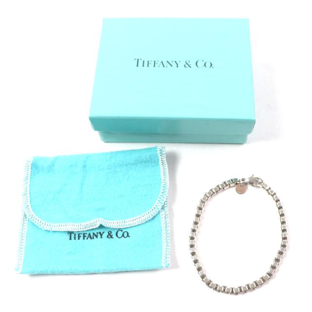 美品▽TIFFANY&Co. ティファニー ベネチアン 17.5cm チェーン