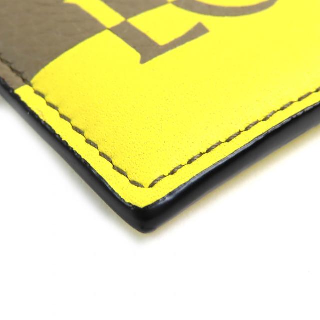 未使用品△LOEWE ロエベ C314322X01 SIGNATURE PLAIN CARDHOLDER
