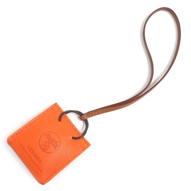 エルメス ショッパーバッグチャーム オレンジ HERMES - チャーム買う