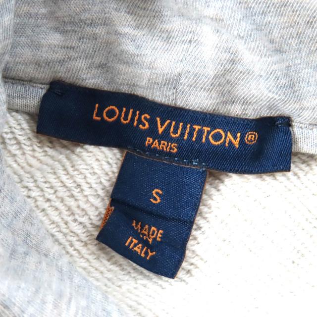 極美品△LOUIS VUITTON ルイヴィトン 2025年 1AGDAG フライト・モード トラベルスタンプクロップフーディ パーカー S 正規品 定価258500_8