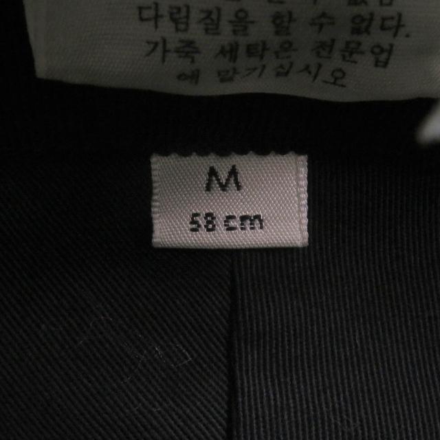 美品□GUCCI グッチ 576587 GGキャンバス レザーパイピング フェドラハット バケットハット ブラック M/58cm イタリア製 正規品 メンズ_6