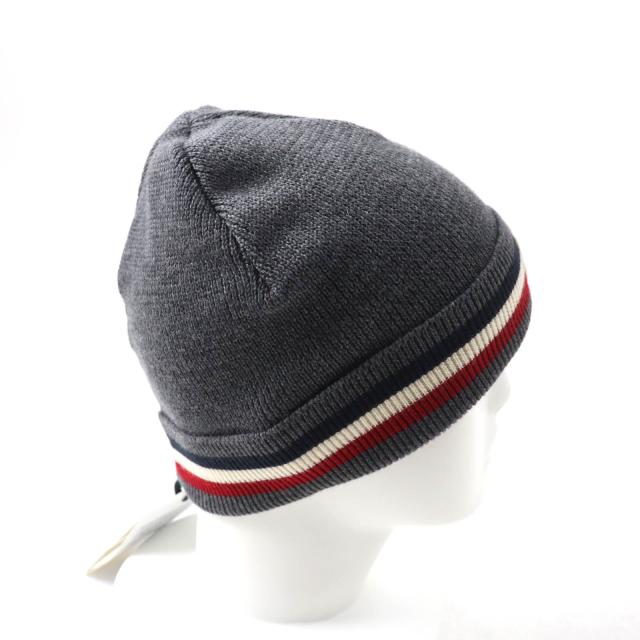 MONCLER★ニットキャップ ニット帽 グレー MONCLER - 【国内正規品】モンクレール MONCLER ニットキャップ