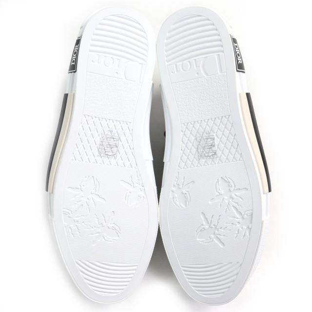 未使用品△DIOR ディオール オム 3SH126ZSA H961 B23 オブリーク ロゴ ハイカットスニーカー ブラック ベージュ 43 保存袋付 伊製 メンズ_7