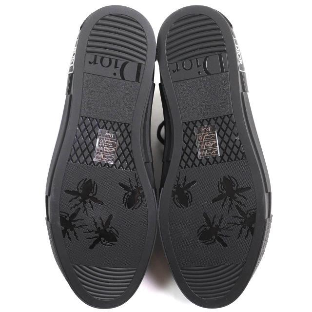 未使用品△DIOR ディオール オム 3SH126ZSA H969 B23 オブリーク ロゴ ハイカットスニーカー ブラック 43 保存袋付き イタリア製 メンズ_7