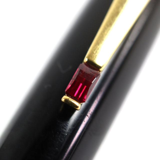 人気○MONTBLANC モンブラン ボエムルージュ ロゴ刻印 ストーン