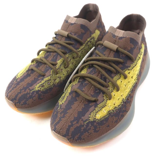 未使用品▼adidas YEEZY アディダスイージー FZ4982 YEEZY BOOST 380 メッシュスニーカー ブラウン イエロー 27.5 箱付き メンズ