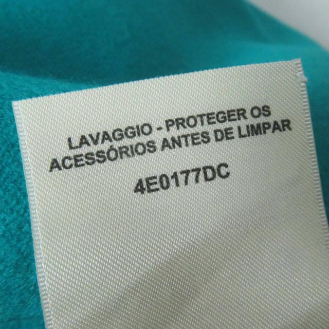 未使用品◎HERMES エルメス 24SS 4E0177DC カシミヤ100％ セリエボタン ベルトラップ ロングジレ／ベスト 緑 34 ハンガー・ガーメント付_8