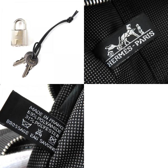 極美品△HERMES エルメス エールライン GM セリエボタン キャンバス