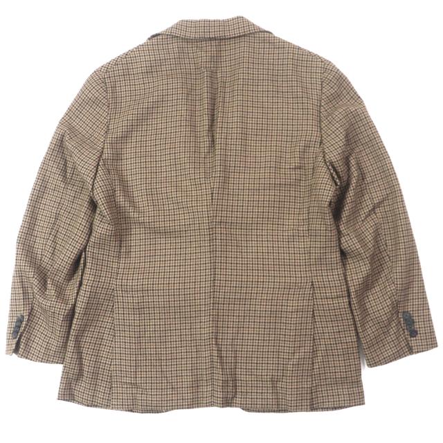 極美品▽THE GIGI ザ・ジジ ウール100% 千鳥格子柄 アンコン シングル 