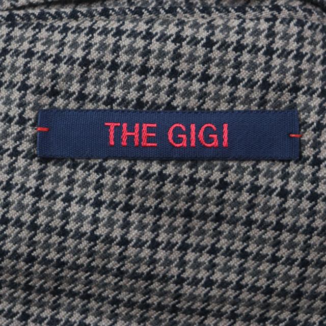 極美品▽THE GIGI ザ・ジジ ウール100% 千鳥格子柄 アンコン シングル