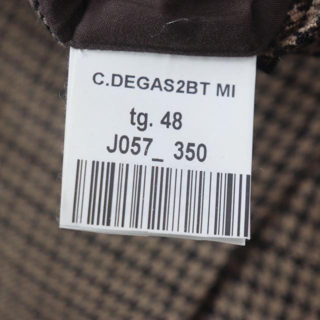 THE GIGI ザジジ メンズテーラードジャケット 50 本切羽 ブークレ生地