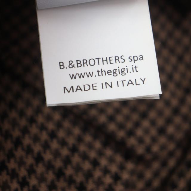 極美品▽THE GIGI ザ・ジジ ウール100% 千鳥格子柄 アンコン シングル