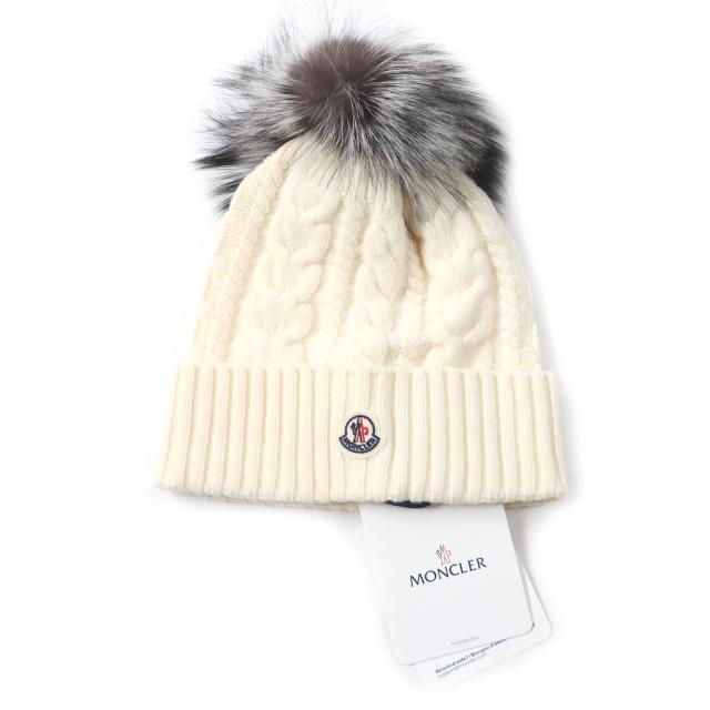 BERRETTO TRICOT ロゴワッペン ニットキャップ 帽子