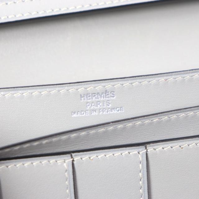 HERMES ベアン 長財布 ボックスカーフ シルバー金具 【公式通販】