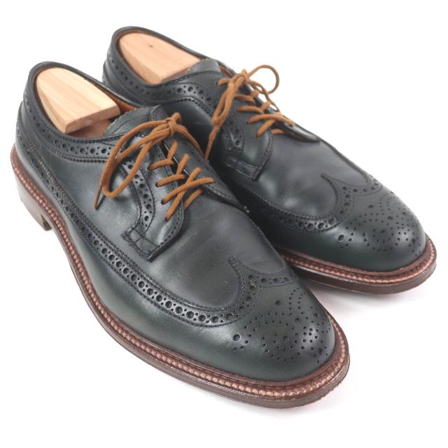 極美品□ALDEN オールデン N6517 SHIPS別注 フルブローグ レザー