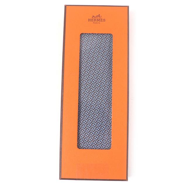 未使用品□HERMES エルメス 5261 SA シルク100% シェーヌ チェーン 総