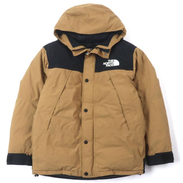 美品▼ザ・ノースフェイス ND91930 Mountain Down Jacket マウンテン GORETEX ゴアテックス フード付 ダウンジャケット S 正規品 メンズ