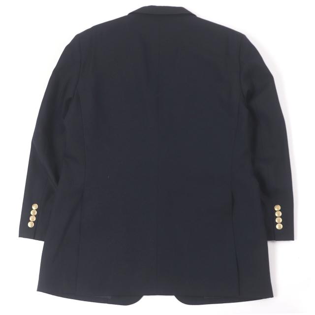 極美品□Burberrys バーバリー ヴィンテージ エンブレム金ボタン シングル テーラードジャケット ネイビー 96-86-170/AB5 日本製 メンズ