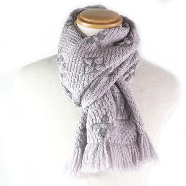 ルイヴィトン エシャルプ ロゴマニア マフラー ストール