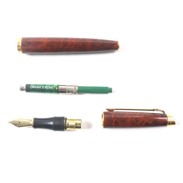 CARAN d'ACHE ボールペン ジュネーブコレクション マーブルグリーン