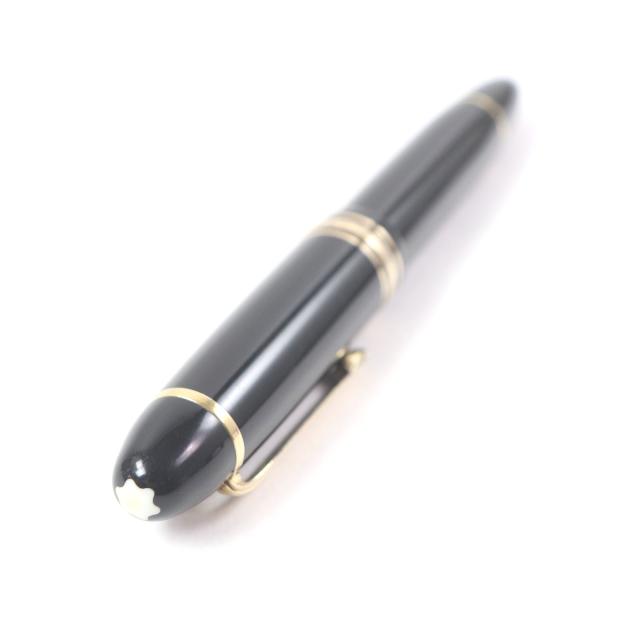 良品□MONTBLANC モンブラン 149 マイスターシュテュック ホワイトスター ペン先14C キャップ式 万年筆 ブラック ゴールド ドイツ製_1