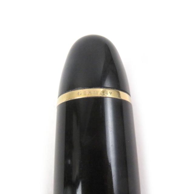 良品□MONTBLANC モンブラン 149 マイスターシュテュック ホワイトスター ペン先14C キャップ式 万年筆 ブラック ゴールド ドイツ製_8