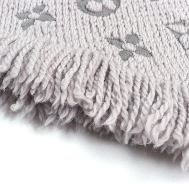 【正規品】ルイヴィトン エシャルプ ロゴマニア マフラー モノグラム グレー 人気】定価10万円ルイ・ヴィトン エシャルプ ロゴマニア マフラー