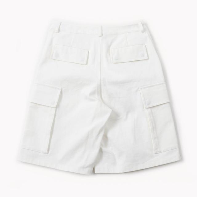 未使用品★Christian Dior クリスチャンディオール 247P41A3339 DIOR VIBE ロゴボタン付 デニム カーゴパンツ ホワイト 40 正規品_1
