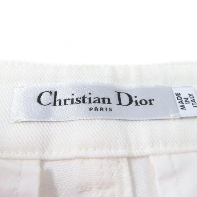 未使用品★Christian Dior クリスチャンディオール 247P41A3339 DIOR VIBE ロゴボタン付 デニム カーゴパンツ ホワイト 40 正規品_7