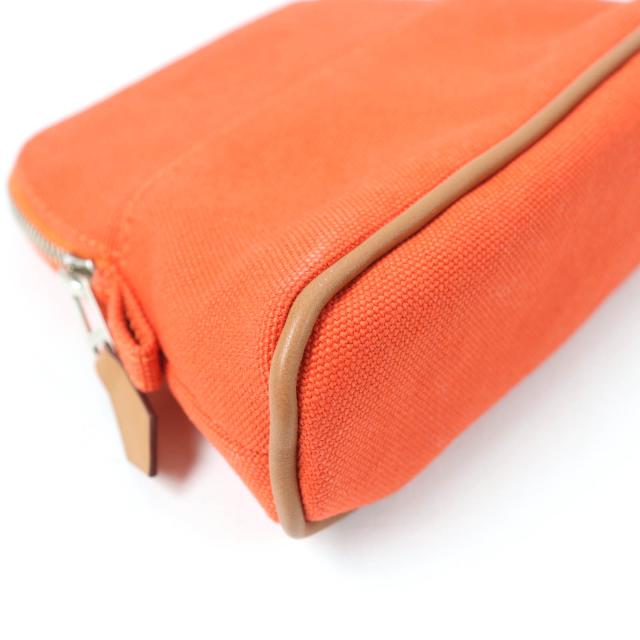 美品☆HERMES エルメス ボリードポーチ ミニミニ シルバー金具 Hロゴ 